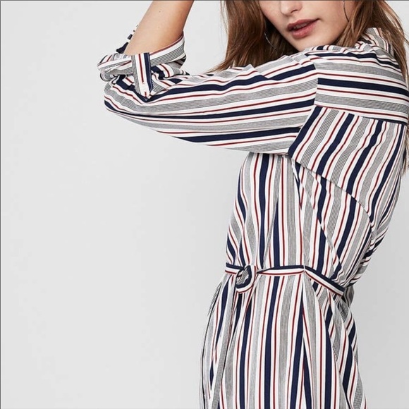 Express Stripe Portofilo Shirt Dress ✨✨ - Picture 2 of 5